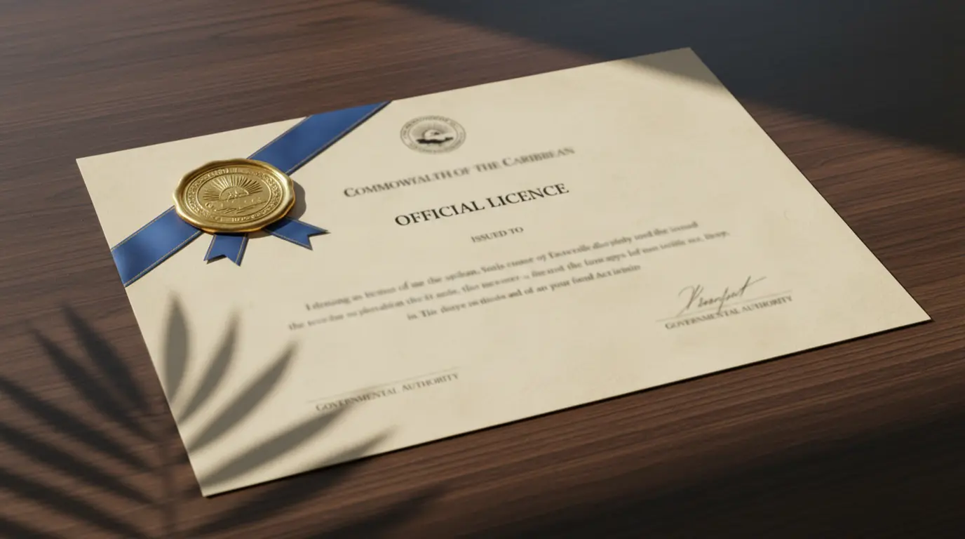 Curaçao casino licence — official certificate with seal