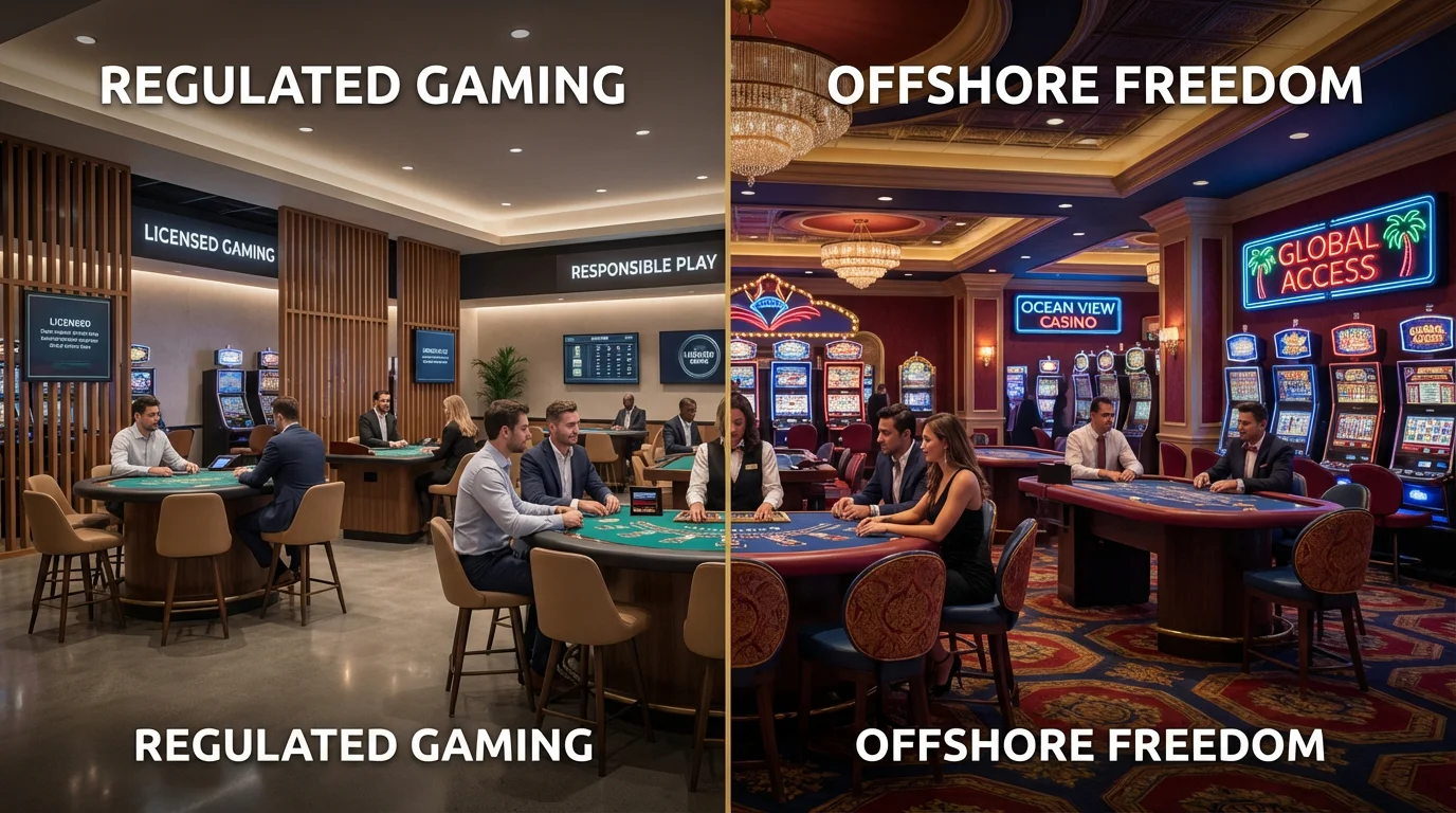 Non-GamStop vs UKGC casinos — side by side comparison